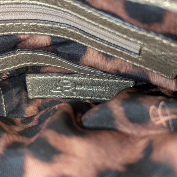 EUC B. Makowsky Gold Crossbody Bag with Luxurious Shimmer - Picture 14 of 16